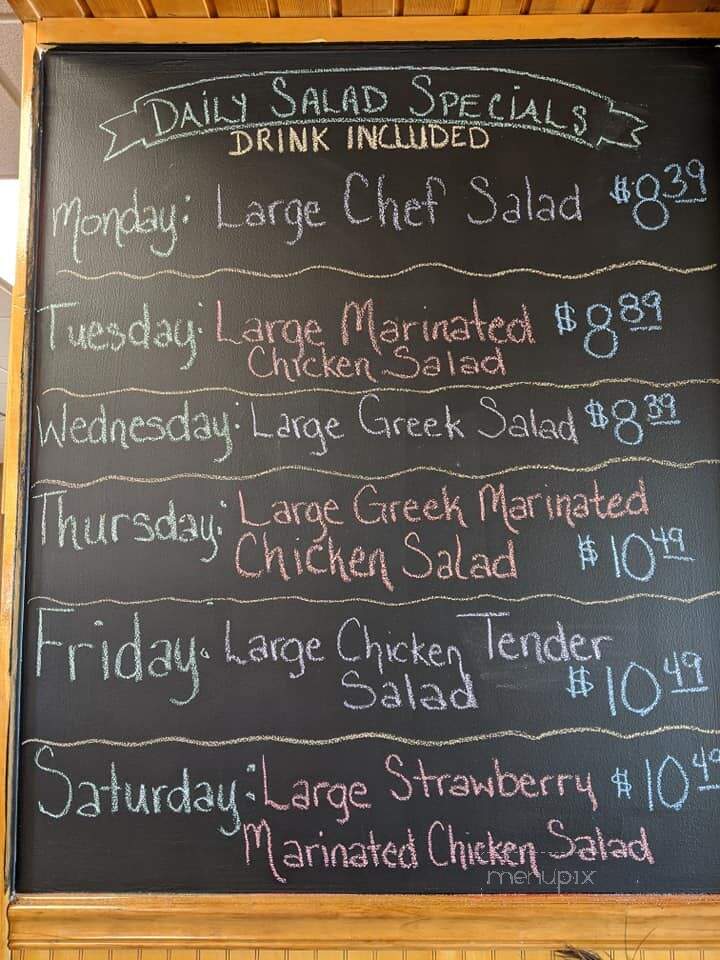 Peppermill Cafe - High Point, NC menu_pic