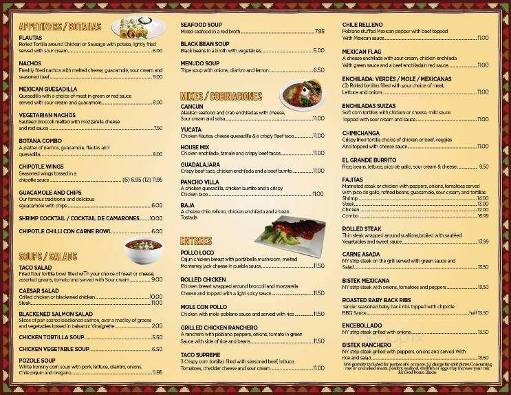 La Lupita - Bethlehem, PA menu_pic