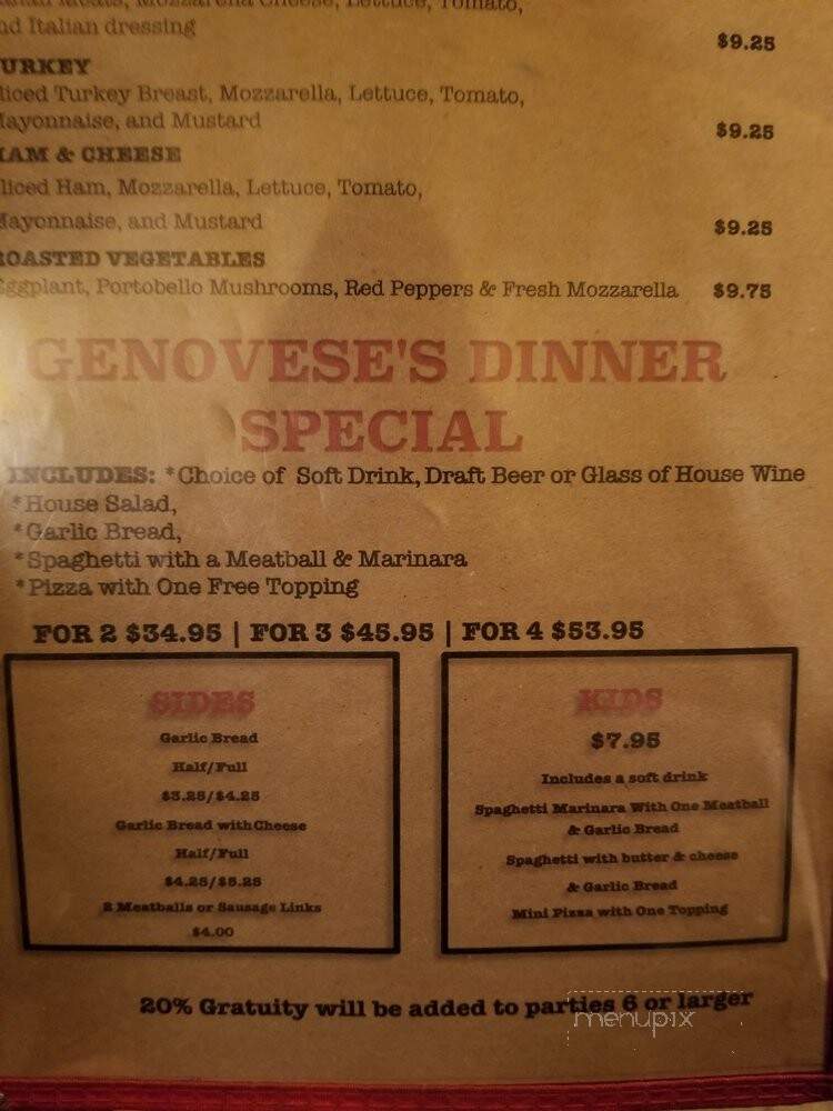Genovese's Pizza - Alhambra, CA