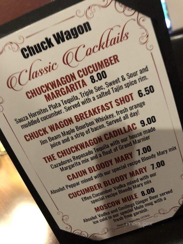 Chuck Wagon Cafe - Corona, CA menu_pic