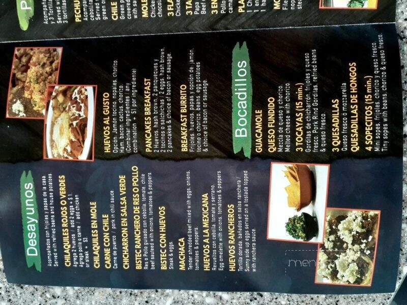 Hacienda Diaz - West Covina, CA menu_pic