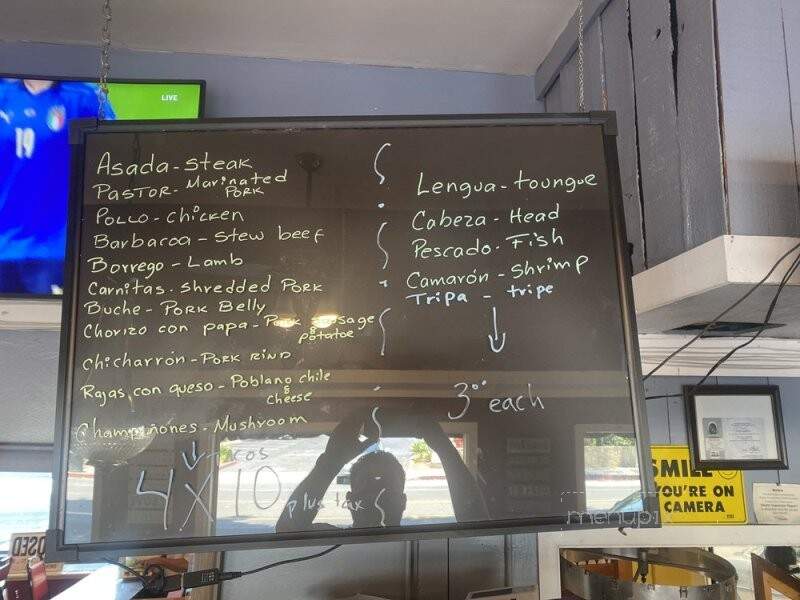 Tacos Pipeye - Santa Barbara, CA menu_pic