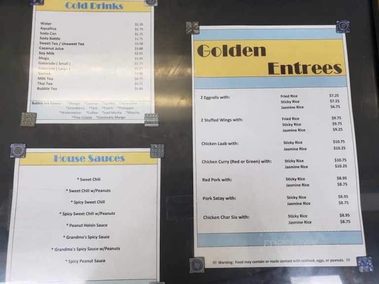 Golden Eggroll - Hickory, NC menu_pic
