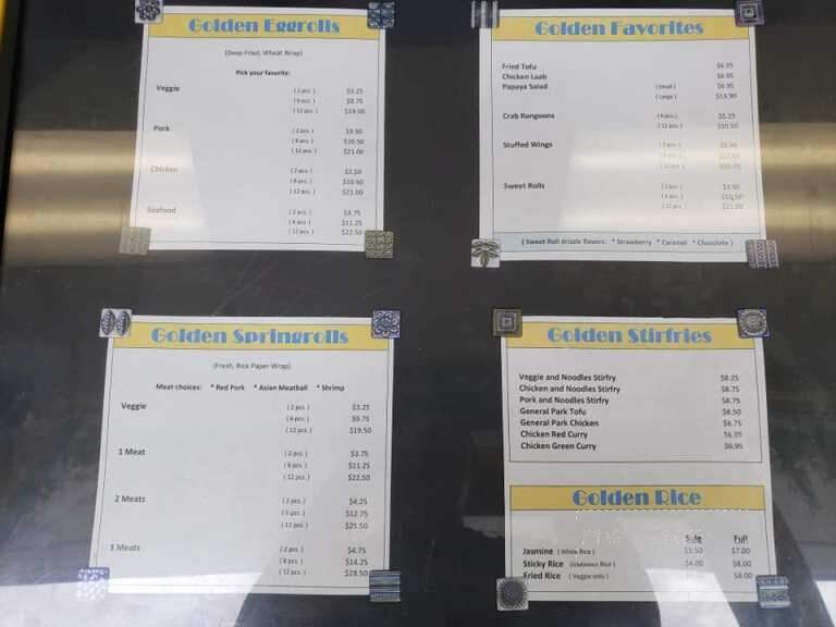 Golden Eggroll - Hickory, NC menu_pic