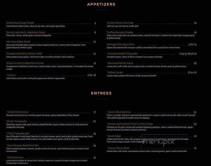 Sapor - Port Angeles, WA menu_pic