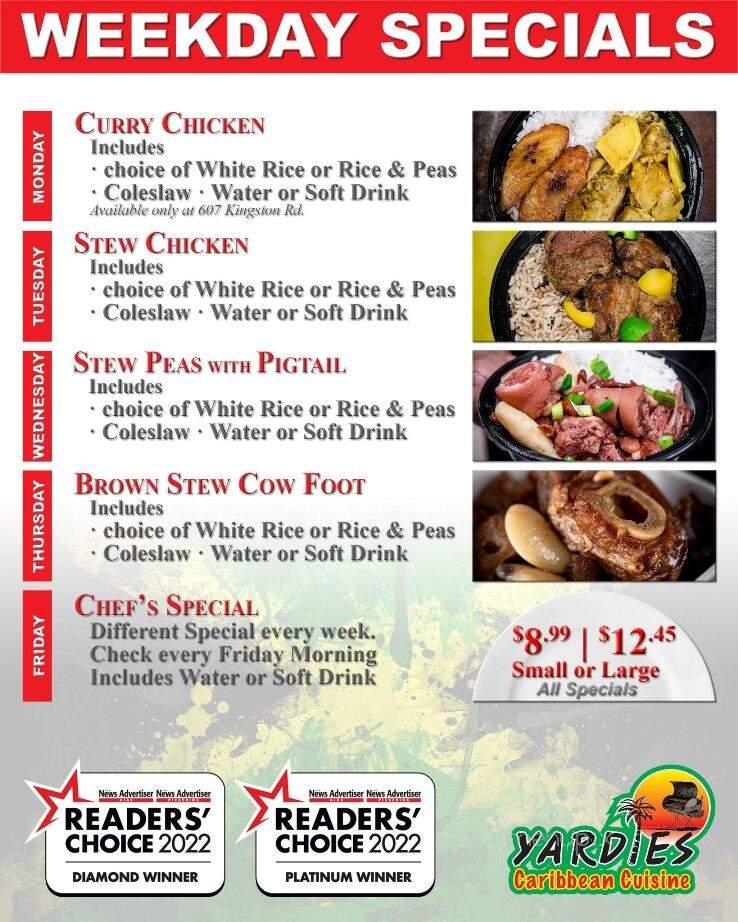 Yardies - Pickering, ON menu_pic
