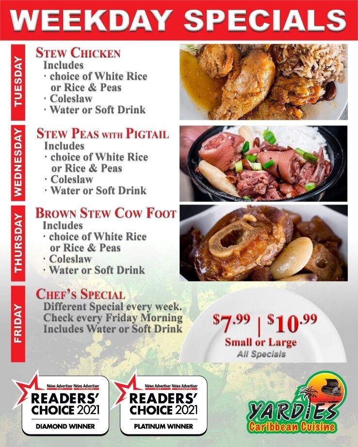 Yardies - Pickering, ON menu_pic