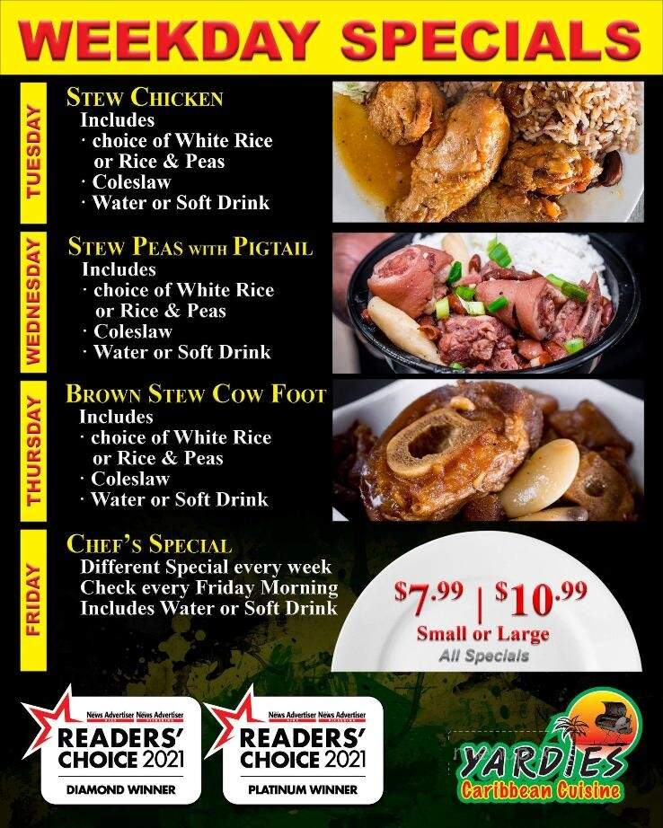 Yardies - Pickering, ON menu_pic