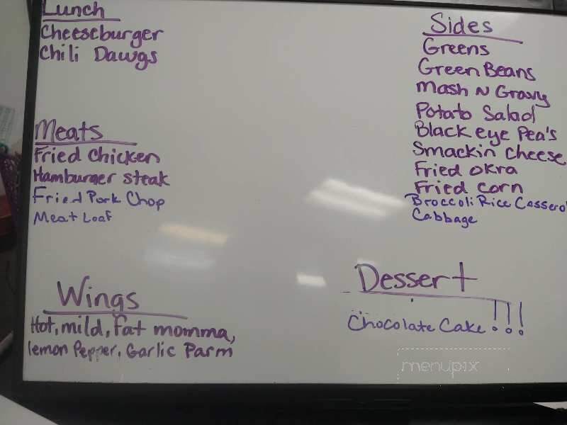 Fat Momma Lucy's - Columbus, GA menu_pic