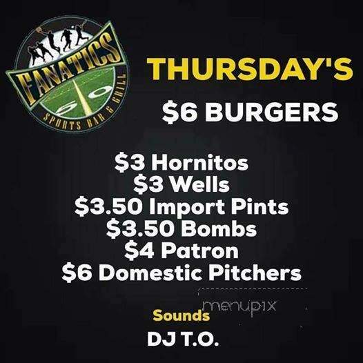 Fanatics Sports Bar And Grill - El Paso, TX