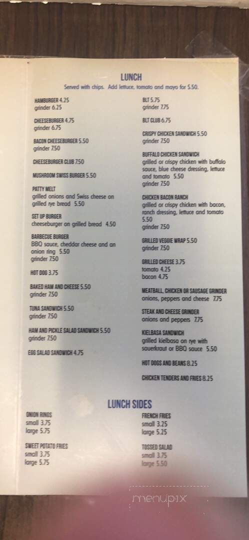 The Earlee Mug - Granby, MA menu_pic