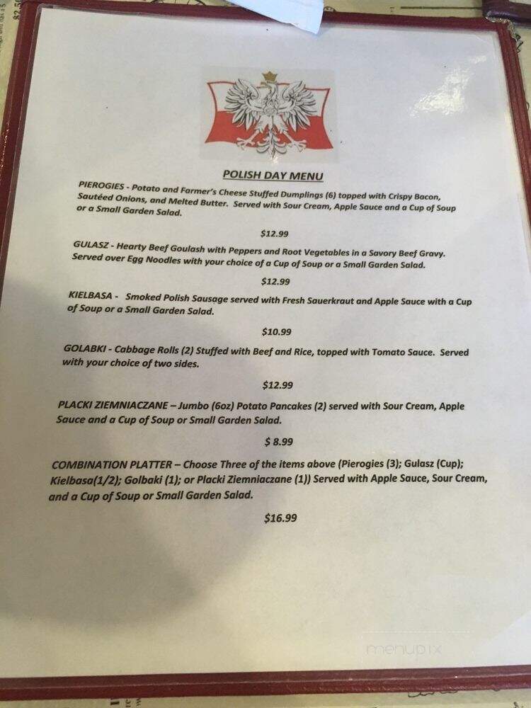 Sebastian's Roadside Restaurant - Sebastian, FL menu_pic