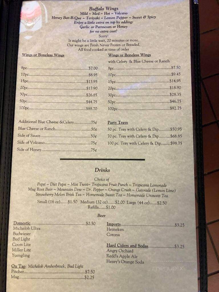 Heavenly Wings - Vero Beach, FL menu_pic