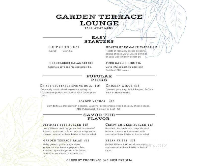 Garden Terrace Lounge - Red Deer, AB