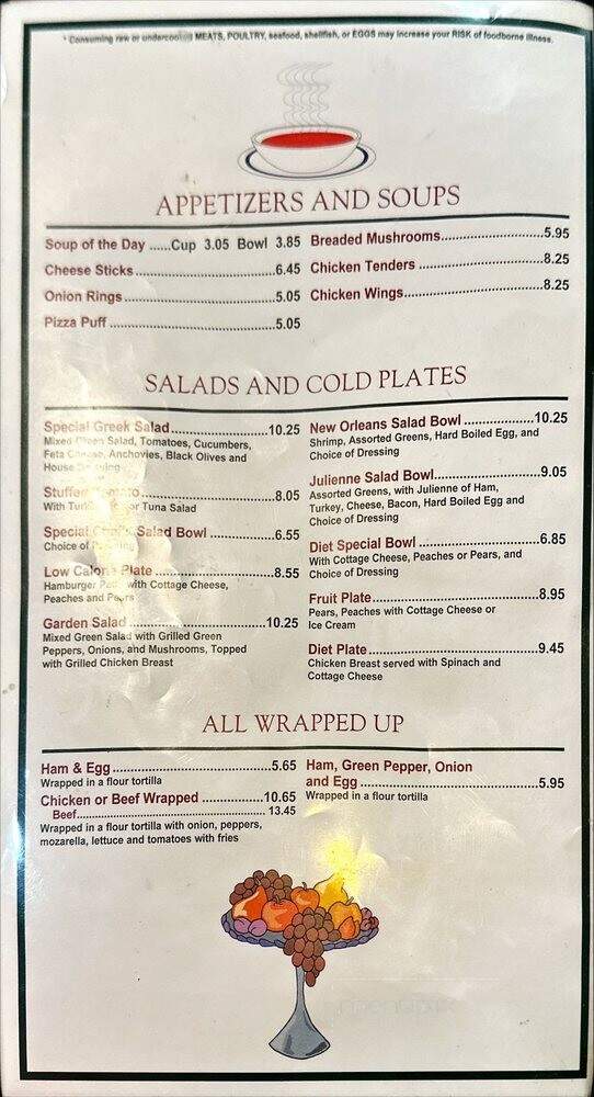 Country Cup Restaurant - Countryside, IL menu_pic