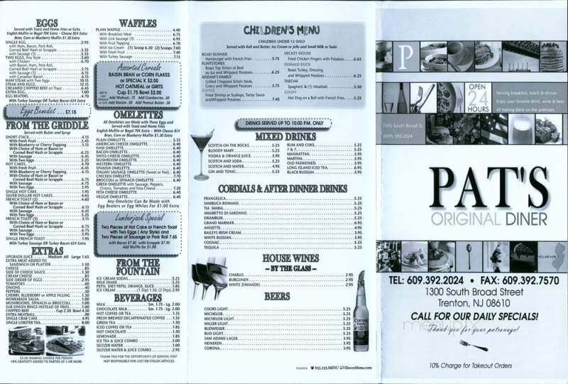 Pat's Original Diner - Trenton, NJ