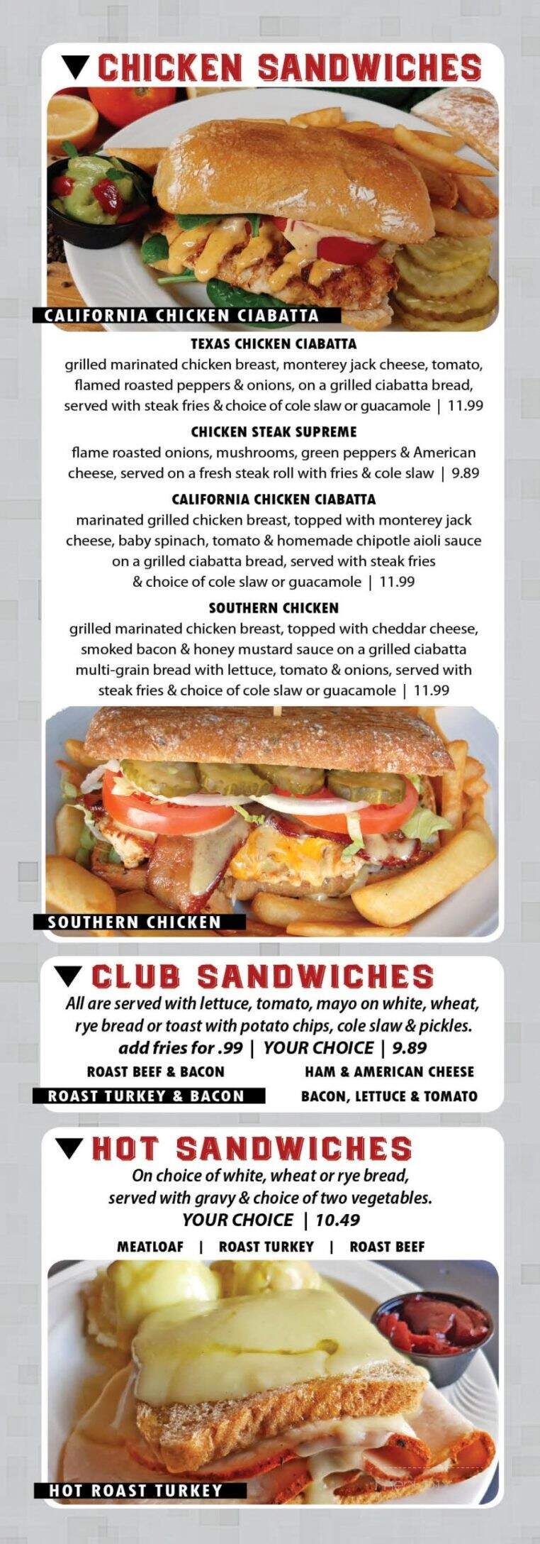 Pennsburg Diner - Pennsburg, PA menu_pic