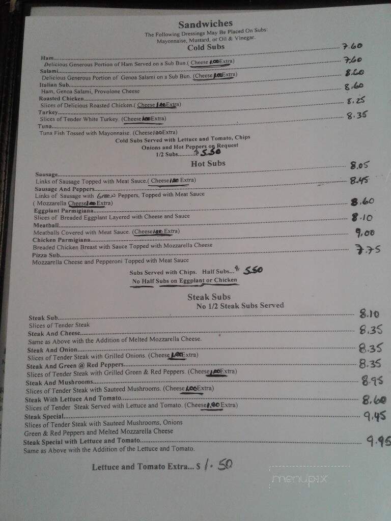 Casa Di Pizza & Italian Restaurant - North Augusta, SC menu_pic