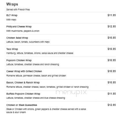 Chez Helen's - Madawaska, ME menu_pic