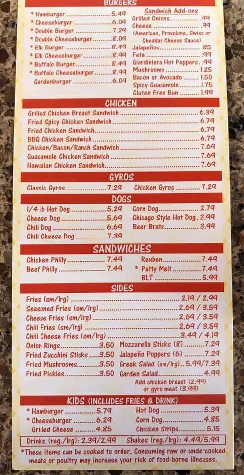 Burgers & Gyros - Estes Park, CO menu_pic