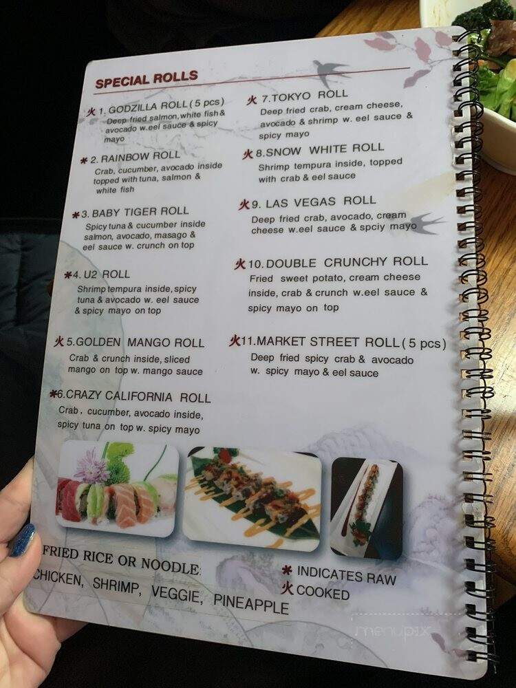 Sushi Masa - Selinsgrove, PA menu_pic