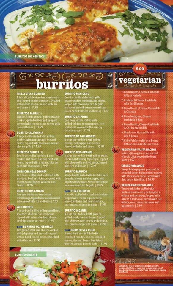 La Herradura II Mexican Restaurant - Bargersville, IN menu_pic