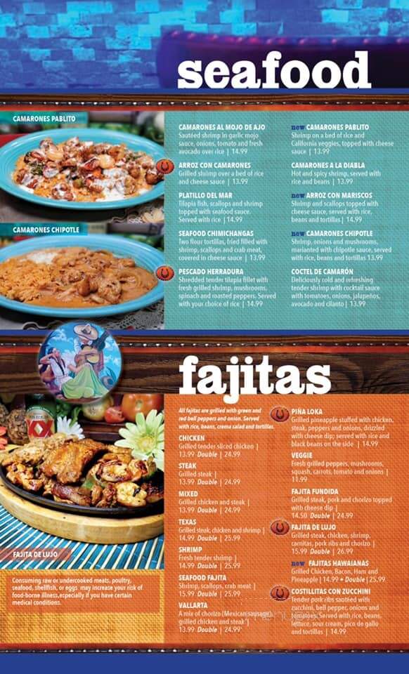 La Herradura II Mexican Restaurant - Bargersville, IN menu_pic