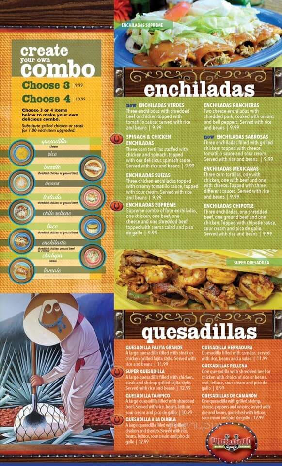 La Herradura II Mexican Restaurant - Bargersville, IN menu_pic