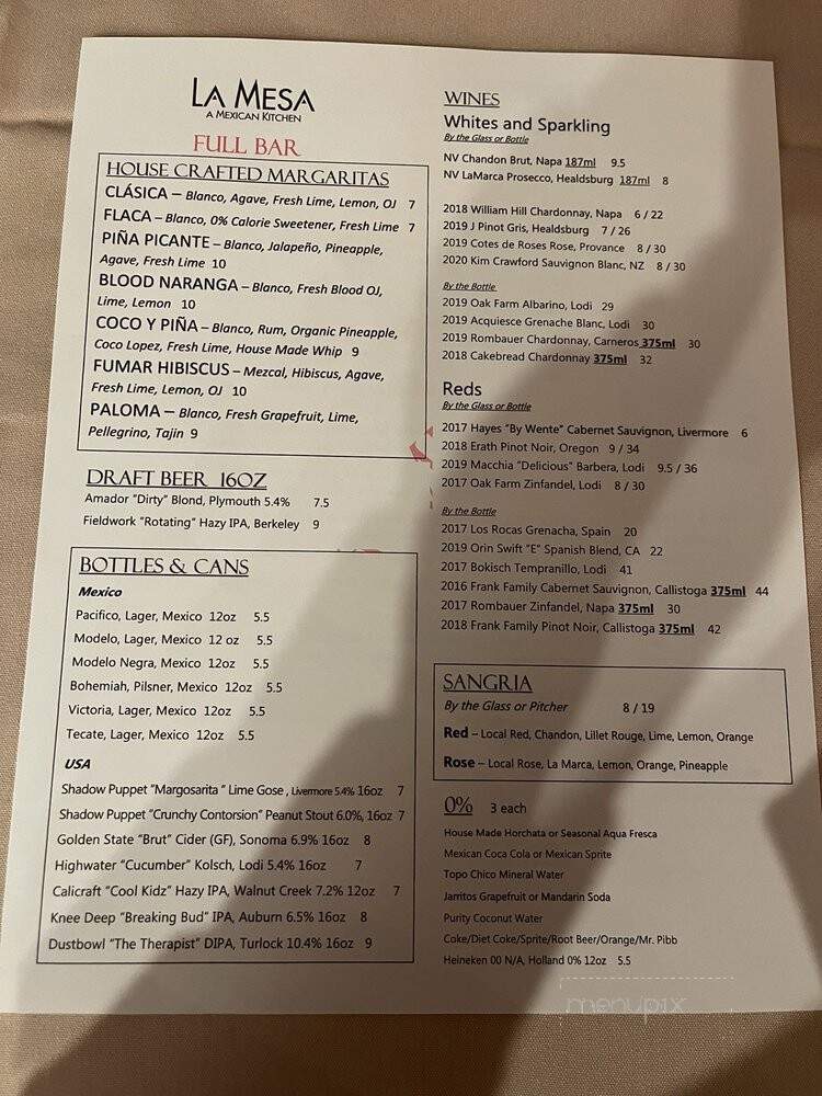 La Mesa- A Mexican Kitchen - Stockton, CA