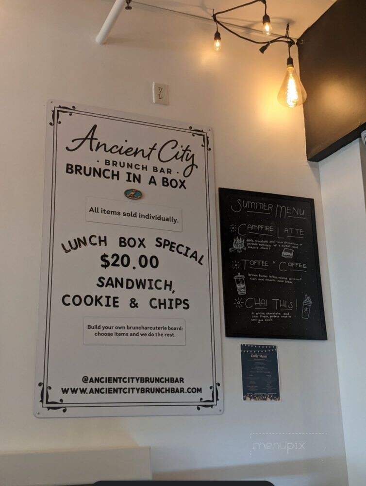 Ancient City Brunch Bar - St. Augustine, FL menu_pic