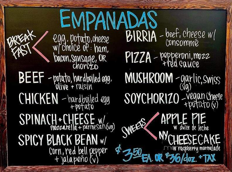 Lord Empanada - Monrovia, CA menu_pic