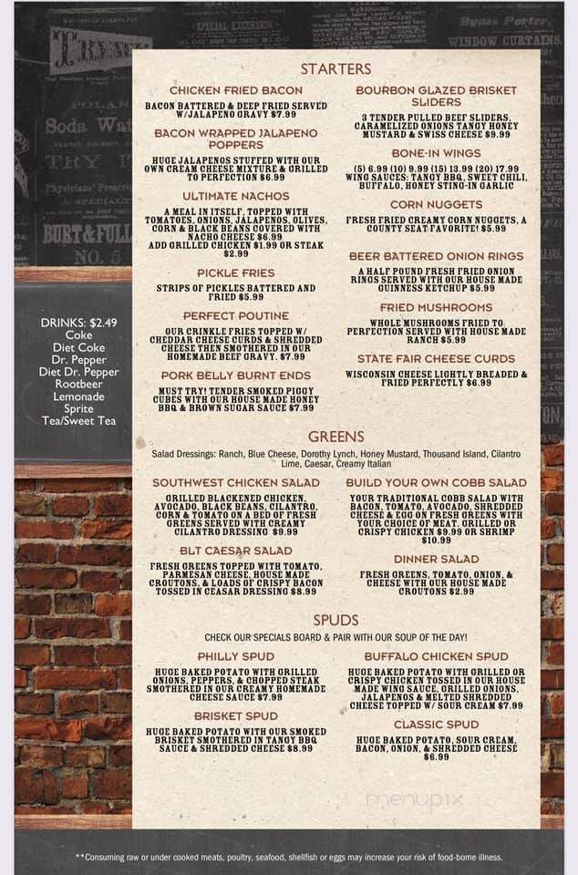 County Seat Bar & Grill - Lyons, KS menu_pic