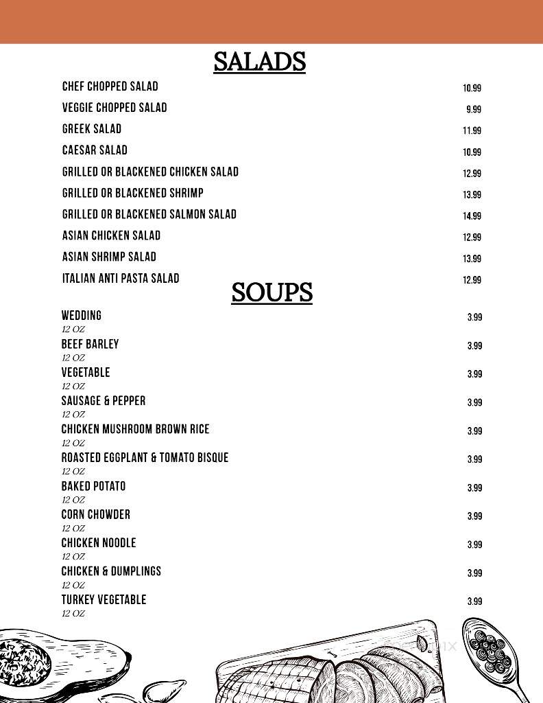Pechin Bakery - Connellsville, PA menu_pic