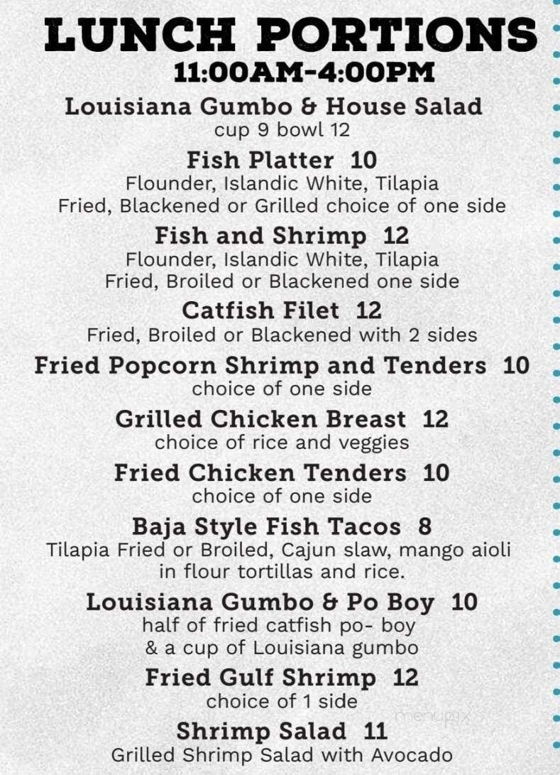 Pompano's Seafood House - Corpus Christi, TX menu_pic
