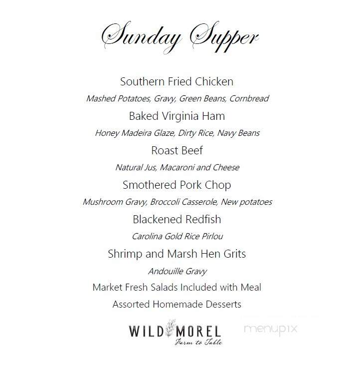 Wild Morel Restaurant - Brevard, NC