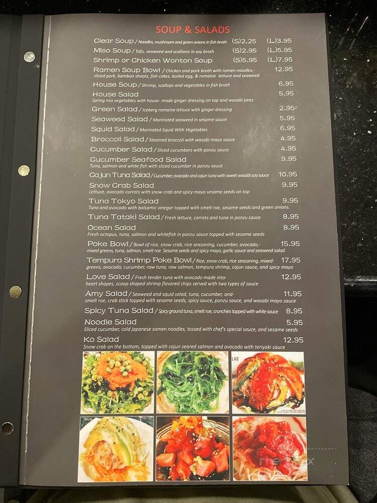 Yummy Tokyo Sushi - Destrehan, LA menu_pic
