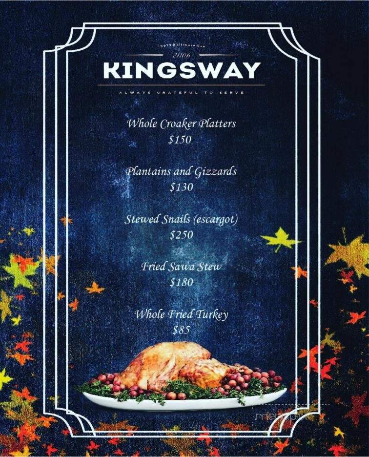 Kingsway Restaurant & Cafe - Laurel, MD