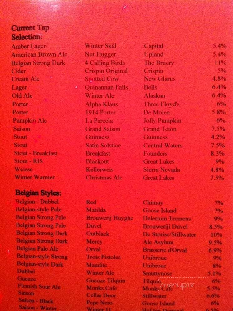Burnhearts - Milwaukee, WI menu_pic