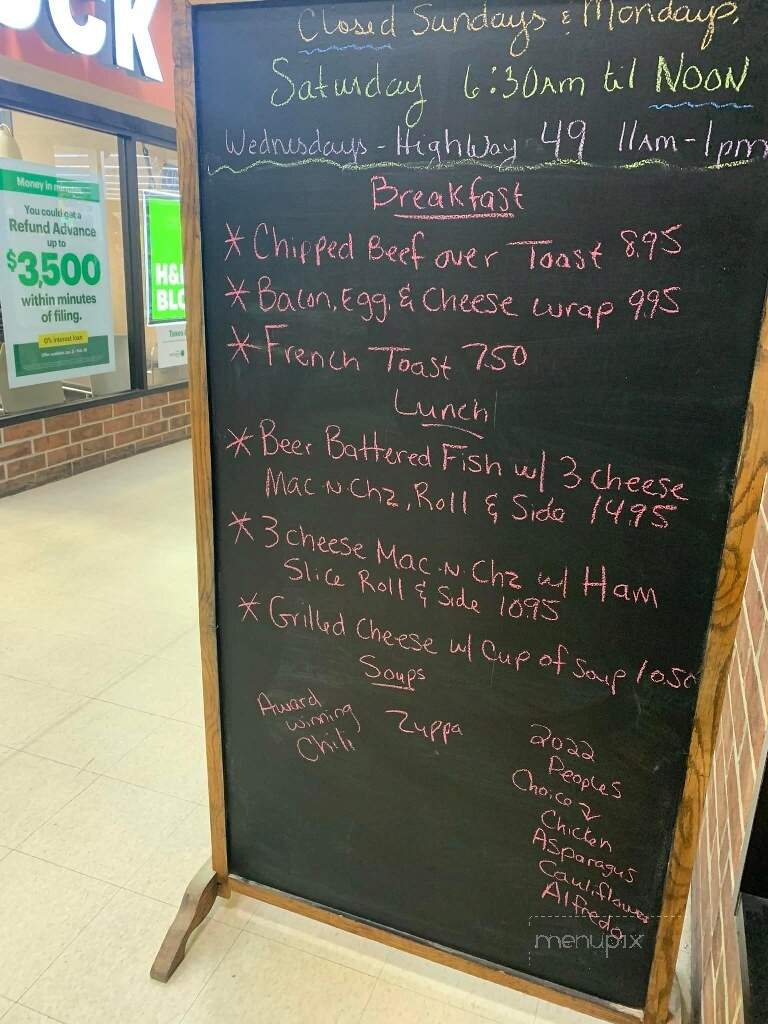 Downtown Mall Bistro - Meadville, PA menu_pic