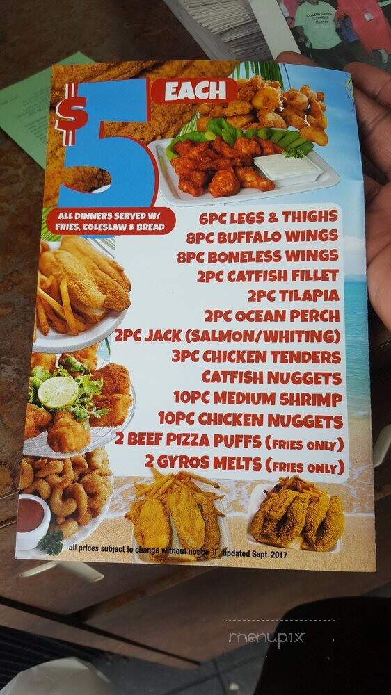 Captain Hook's of Roosevelt and Central - Chicago, IL menu_pic