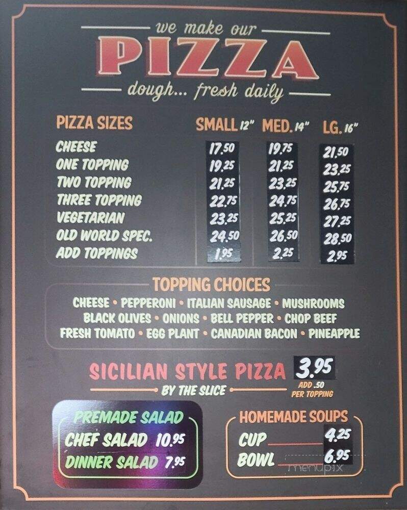 Old World Delicatessens - Upland, CA menu_pic