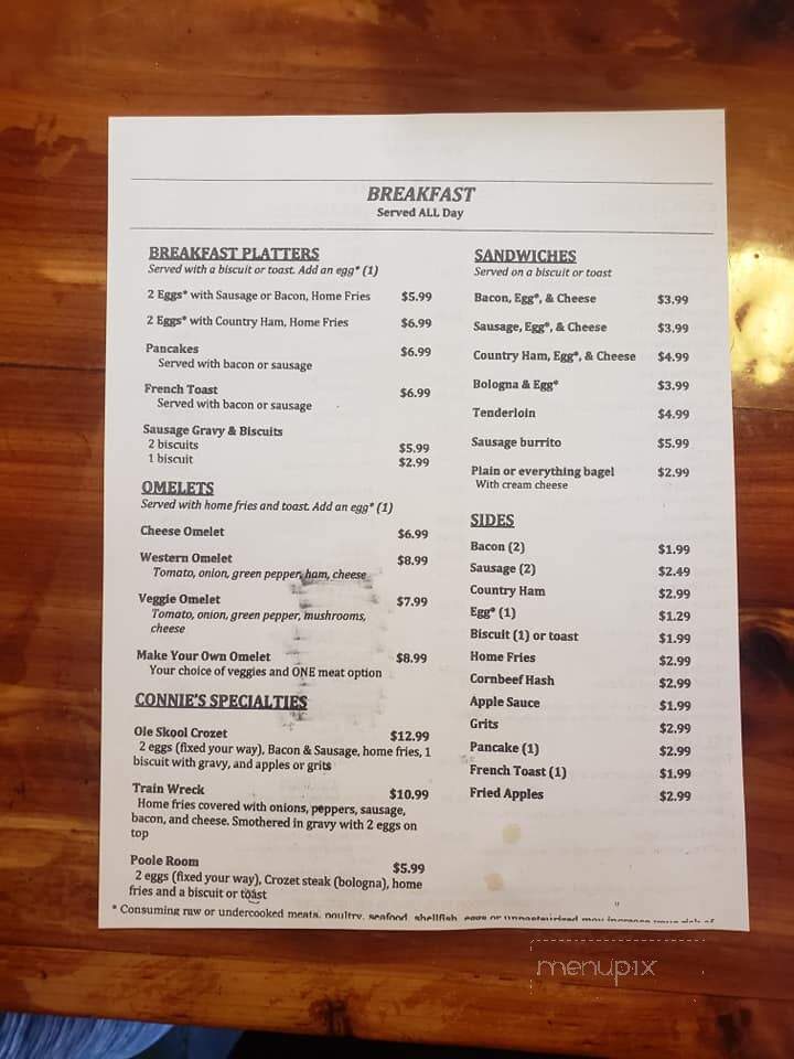 Whistle Stop Grill - Crozet, VA menu_pic