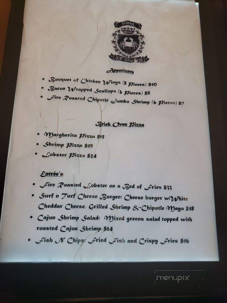 King Of The Sea - Brooklyn, NY menu_pic