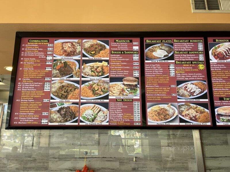 La Enchilada Mexican Food - Montebello, CA menu_pic