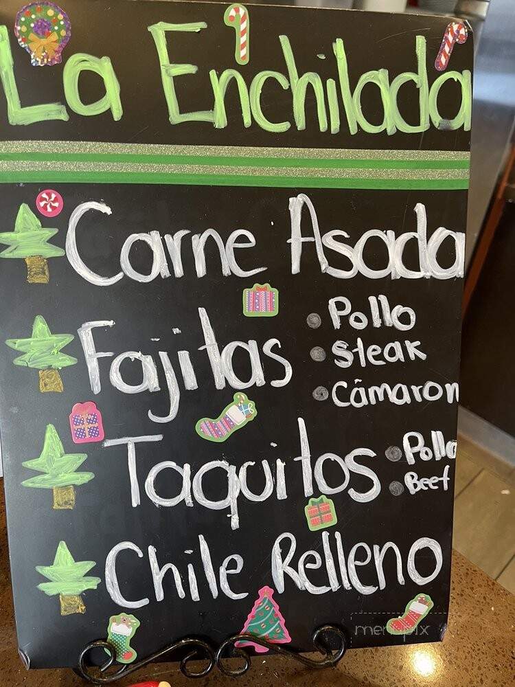 La Enchilada Mexican Food - Montebello, CA menu_pic