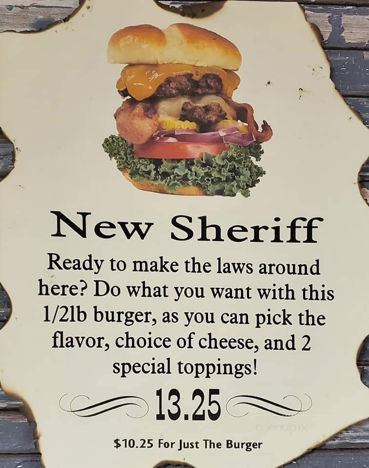 The Gunslingin' Burger - Russellville, AR menu_pic