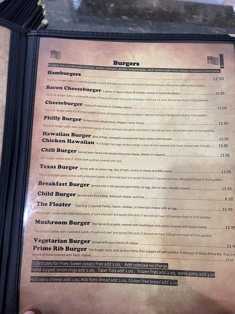 Floaters Pub - Wassila, AK menu_pic