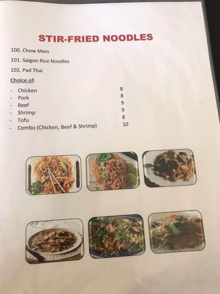 Pho An - Seattle, WA menu_pic