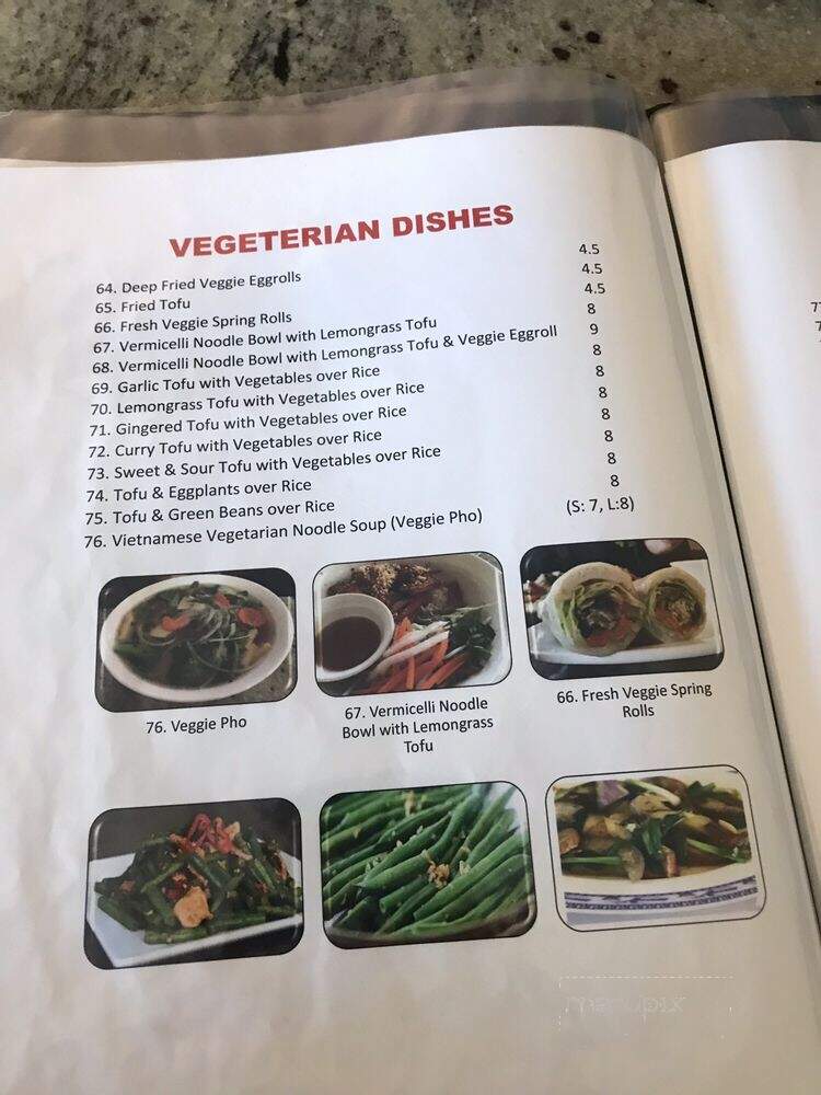 Pho An - Seattle, WA menu_pic
