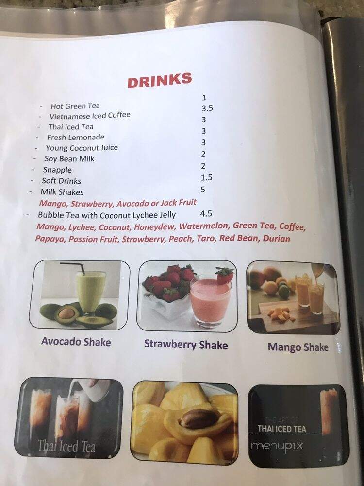 Pho An - Seattle, WA menu_pic